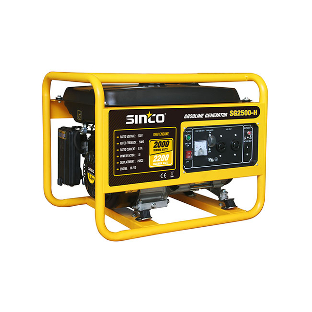 Gerador elétrico a gasolina de cilindro único portátil 2.000 w