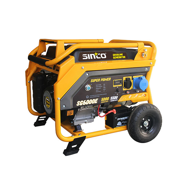 Gerador a gasolina de baixo ruído e potência de 5000 W