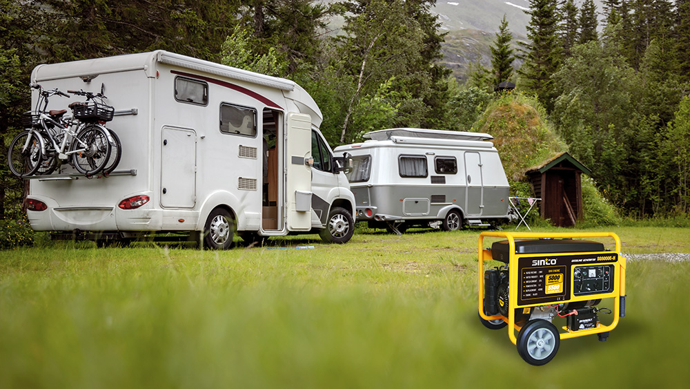 acampamento para trailers