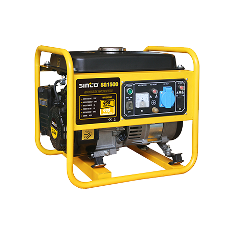 Gerador a gasolina portátil de partida elétrica monofásica 1kw