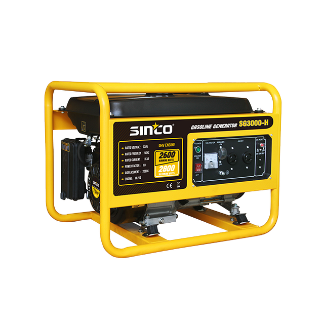 2,8kw OHV 4 tempos, refrigerado a ar, gerador a gasolina/gasolina de cilindro único